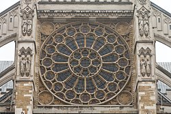 Rose window at Westminster Abbey