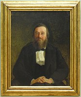 Микола Ґе. «Портрет історика Костомарова», 1878