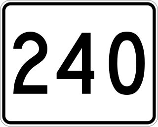 <span class="mw-page-title-main">Massachusetts Route 240</span>