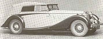 דגם "MG SA" מודל "Tourer" תצורת 4 דלתות, שנת 1936