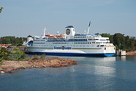 Eckerö Linjens færge i Grisslehamn havn