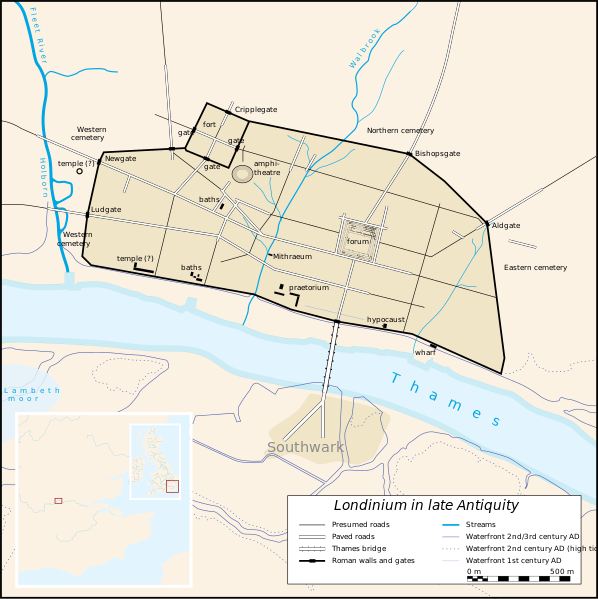Lêer:Map Londinium 400 AD-en.svg