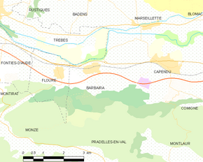 Poziția localității Barbaira