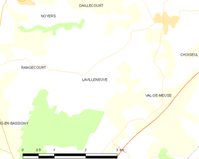 Poziția localității Lavilleneuve