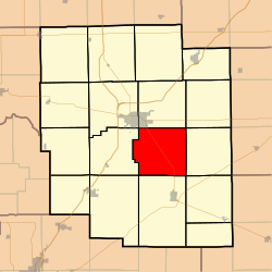 Lage in Logan County