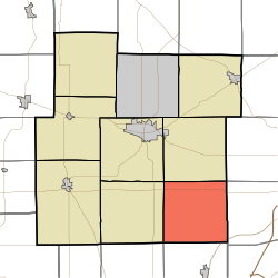 Vị trí trong Quận Whitley, Indiana