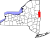 Map of New York highlighting Washington County.svg