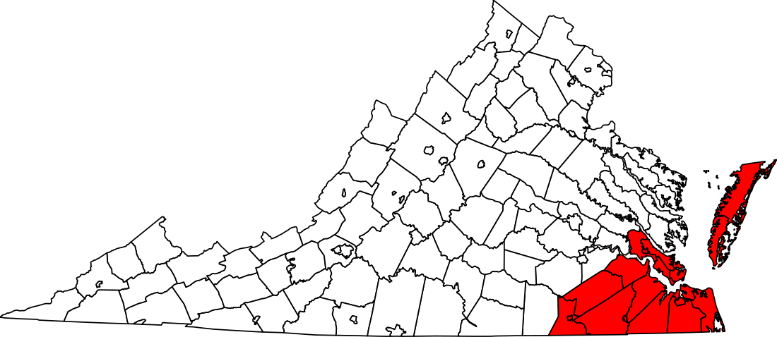 List of former primary state highways in Virginia (Hampton Roads District)