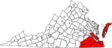 Map of VDOT District 5.svg