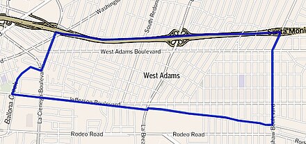 West Adams Los Angeles Map West Adams, Los Angeles   Wikiwand