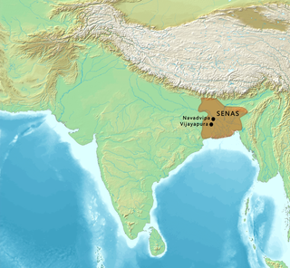 <span class="mw-page-title-main">Sena dynasty</span> Hindu dynasty of Bengal region, ruled 10th to 12th century