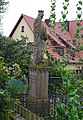 This is a picture of the Bavarian Baudenkmal (cultural heritage monument) with the ID D-6-78-174-103 (Wikidata) Mariensäule, Herrenseestraße, Reichmanshausen, Gemeinde Schonungen, Unterfranken; Deutschland