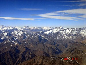 the Andes with the Marmolejo