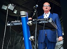 Ware performing with Heaven 17 in 2014 Martyn Ware 2014.jpg