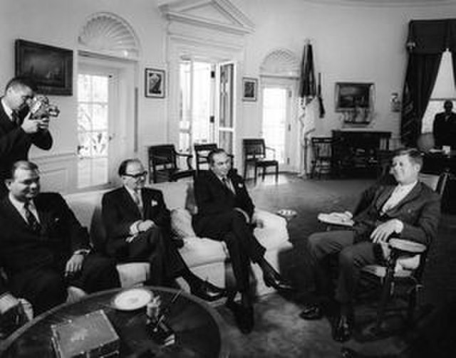 Meeting between Zulfiqar Ali Bhutto and John F. Kennedy