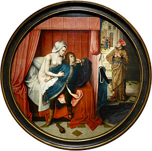 Joseph et la femme de Potiphar, Munich, Alte Pinakothek