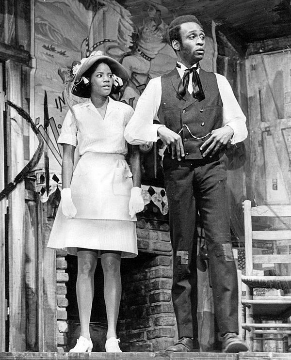 Melba Moore and Cleavon Little in the original Broadway production (1970)