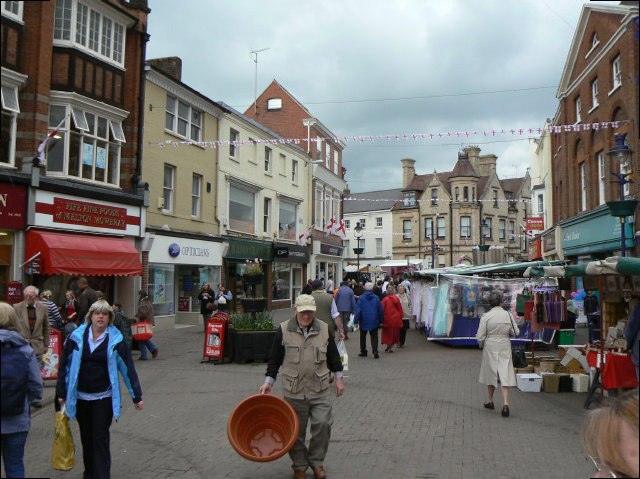 Market Place, Melton Mowbray (April 2009)