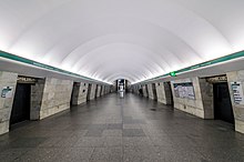 Metro SPB Line3 Lomonosovskaya Station Hall.jpg