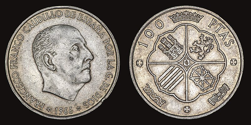 File:Moneda 100 pesetas España 1966.jpg