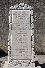 monument de la Résistance de Chavannes-sur-Suran