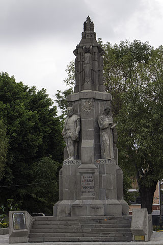 <span class="mw-page-title-main">Monumento a los Fundadores de Puebla</span> Sculpture in Puebla, Mexico