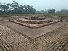 A fountain in the mound at Rajpat Mound of Rajpat of Gosanimari at Cooch Behar district in West Bengal 27.jpg