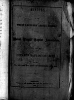 Миниатюра для Файл:Mount Pisgah Baptist Association 1862 (IA mount-pisgah-1862).pdf