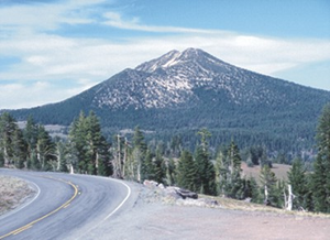 Vista del monte Scott desde el suroeste
