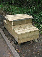 A mounting block in a Country Park, Eglinton, Ayrshire. Mounting Block, Eglinton.JPG