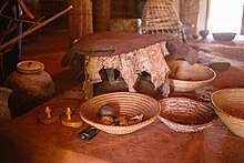 Remains found inside the Mparo Royal Tombs Mparo Royal Tombs we see some of the remains of the tools the king used.jpg