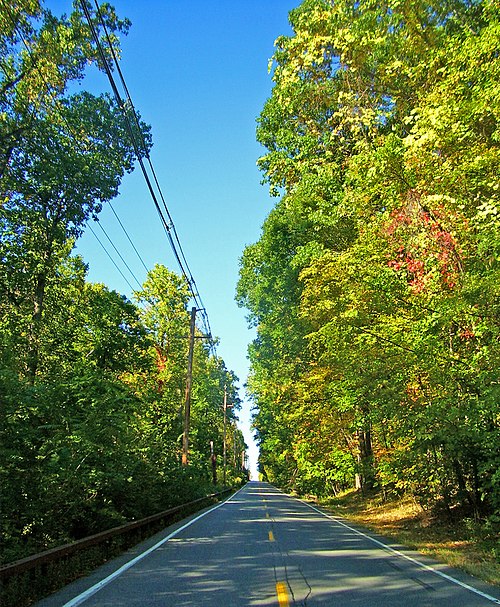 Approaching Beacon on NY 9D northbound