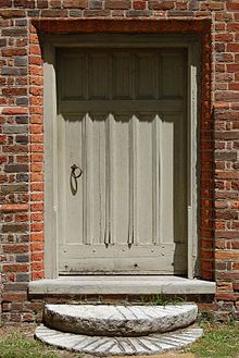 First vestry door on the south wall Newport Parish vestry door.jpg