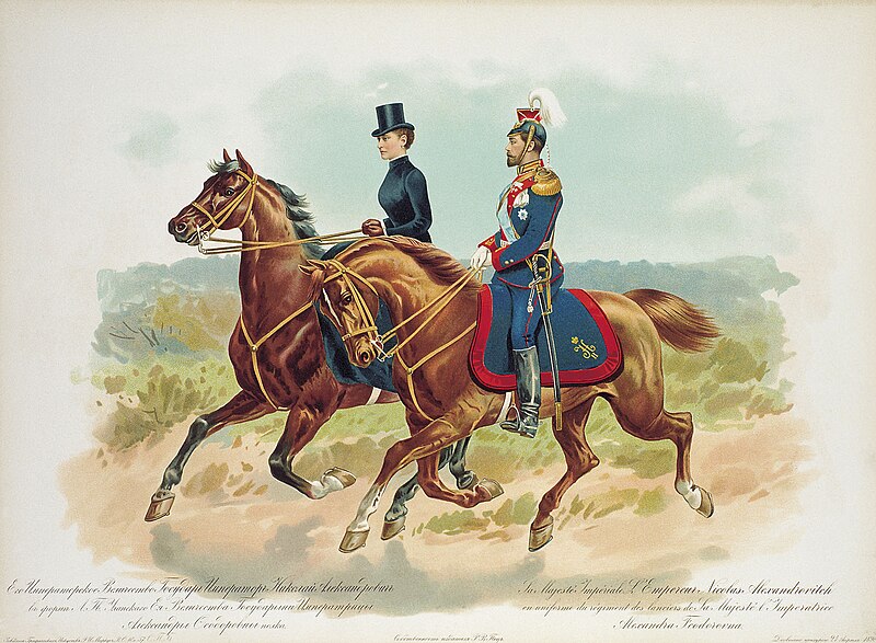 File:Nicholas II of Russia in the uniform of Her Majesty's Ulan Guards Regiment.jpg