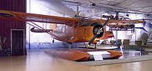 Noorduyn Tp 78 in original service colours at the Flygvapenmuseum (The Official Museum of the Swedish Air Force) Noorduyn C-64 Norseman orange vl.jpg