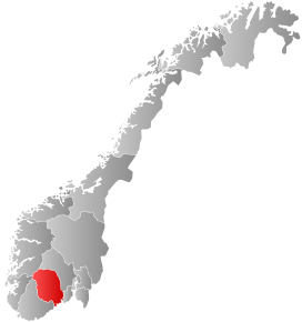 Poziția localității Telemark