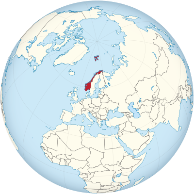 Norway on the globe (Europe centered).svg