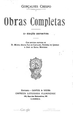 Obras completas de Gonçalves Crespo (1913).djvu