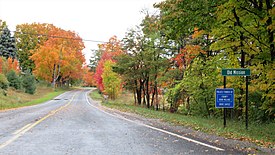 Old Mission road sign (Old Mission, MI).jpg