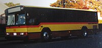 Bus 60 in 1999, in ETS's second-generation colors Oldeurekatransitlivery.jpg