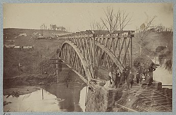 Orange & Alexandria Railroad Bridge over Bull Run (ca. 1863)
