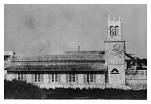 The original church building of First Presbyterian Church of Corpus Christi. Construction began in 1867. Original FPC Buidling.jpg