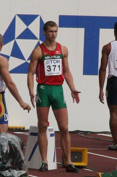 Krauchanka before being disqualified on his global debut at the 2007 World Championships