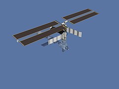 Illustration of the International Space Station after STS-97