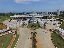 Aerial view of the new Mota'ain Border Crossing Checkpoint PLBN Motaain.jpg