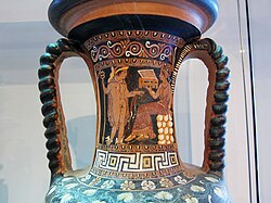 A festő névadó vázája, Paestum régészeti múzeuma