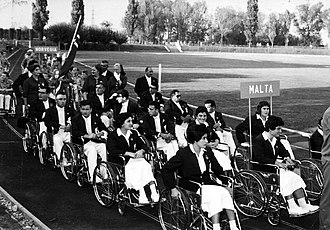 Malta at Rome 1960 Paralimpiadi di Roma 1960 - La rappresentanza maltese 01.jpg