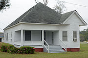 Parsonage for the First African Baptist Church in Waycross, Georgia, U.S. This is an image of a place or building that is listed on the National Register of Historic Places in the United States of America. Its reference number is 03000197.