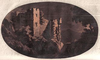 Penrith castle in 1772. Penrith castle 18th-century.jpg