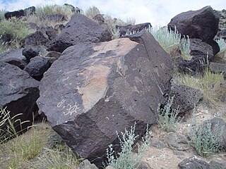 Petroglyph National Monument, New Mexico, Yhdysvallat.